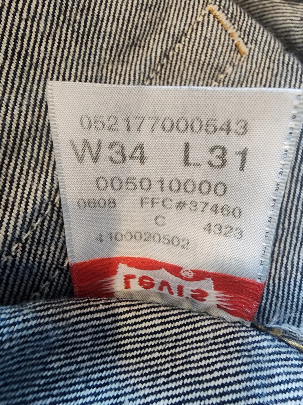 Levi's Men’s 501 Original Fit Jeans in Dark Blue